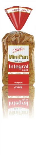 Pão de Forma Integral Light, Minipan, GrãoLev, 250g
